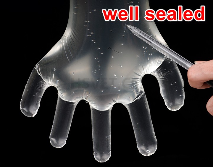 hsvet одноразовые длинные перчатки для ветеринарного использования 04 хорошо запечатанные